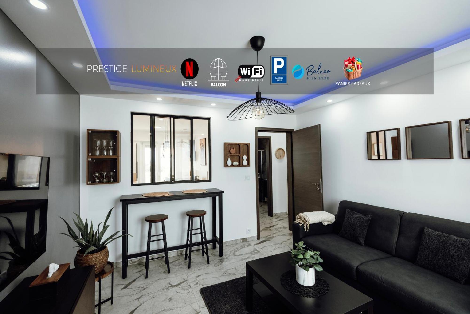 Appartement Prestige Lumineux Jacuzzi Parking Prive *